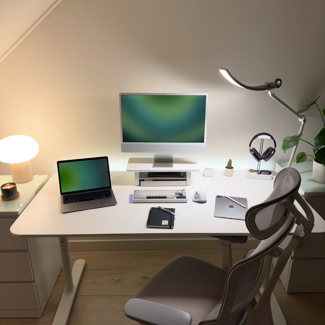 Desk Shelf Cockpit | White