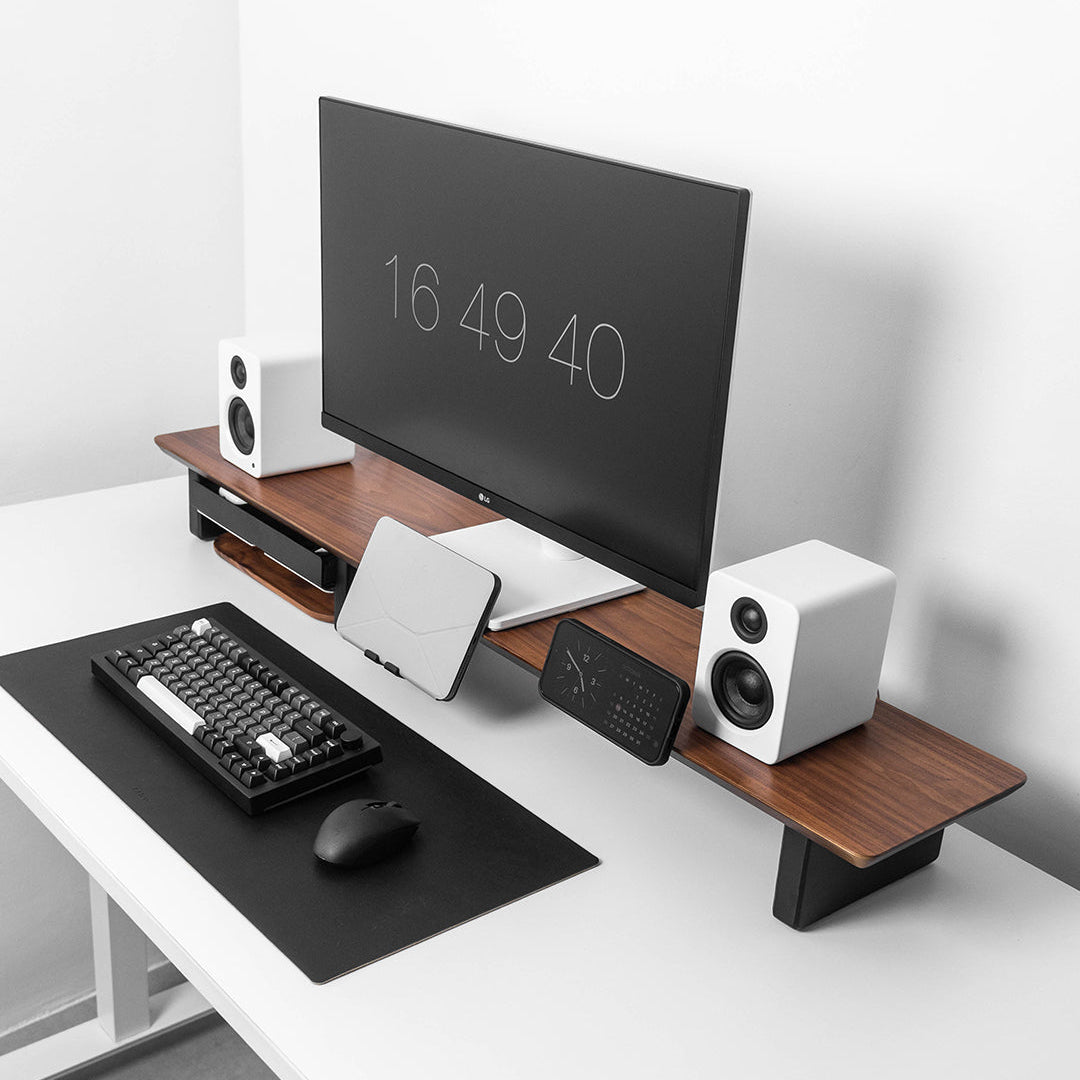 NOOE Config 02 Desk Setup Walnut デスクセット The NOOE Complete Desk Setup Set - Walnut