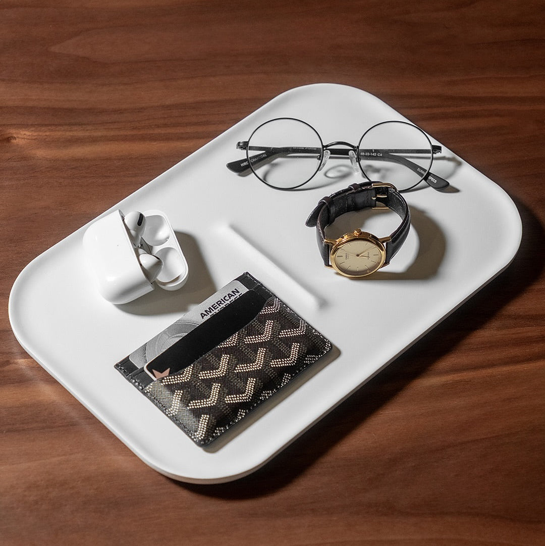 Japandi Valet Tray Edc Catchall Concierge Minimalist Organiser