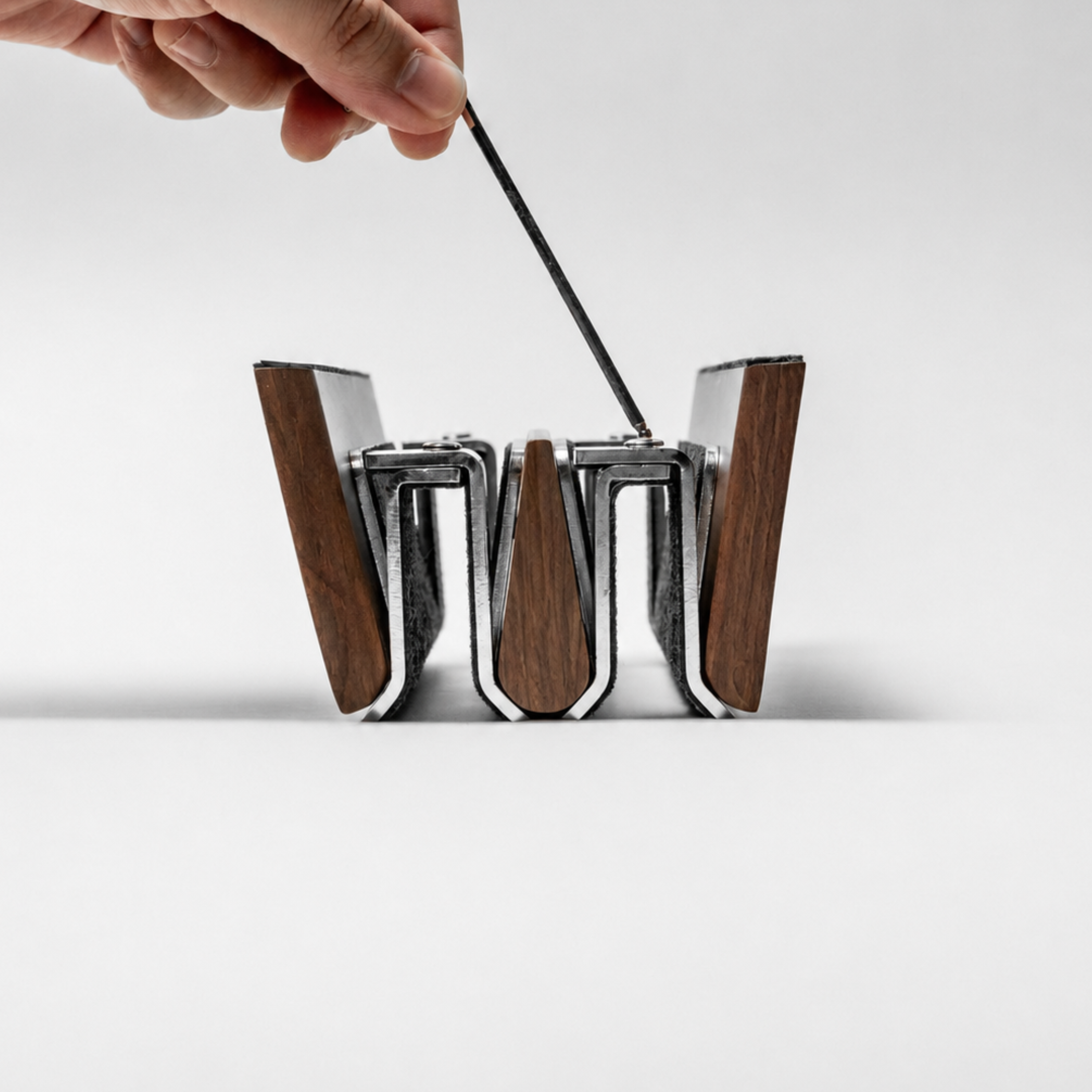 Vertical Laptop Stand | Walnut