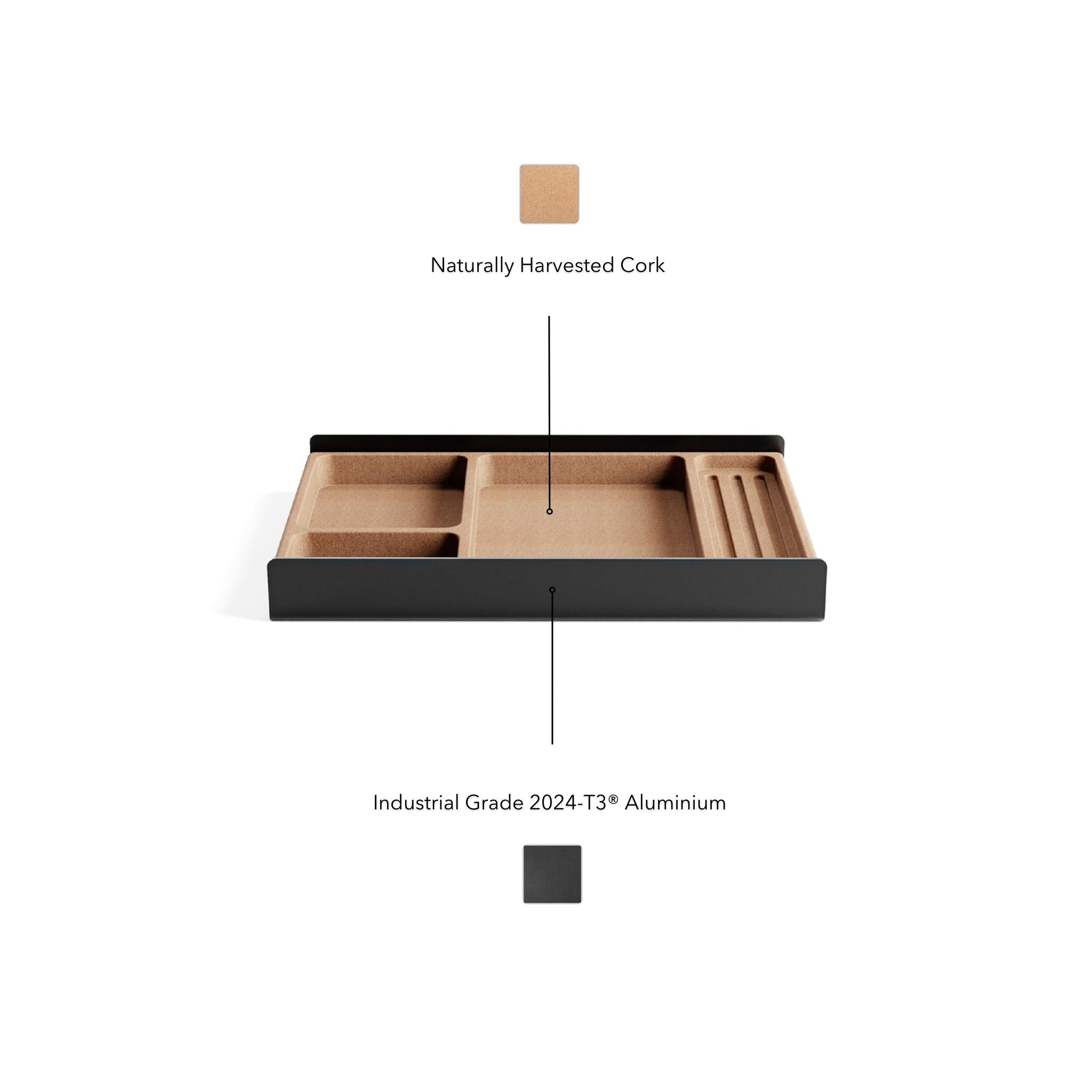 Schreibtisch-Tablett-Schublade | Schwarz