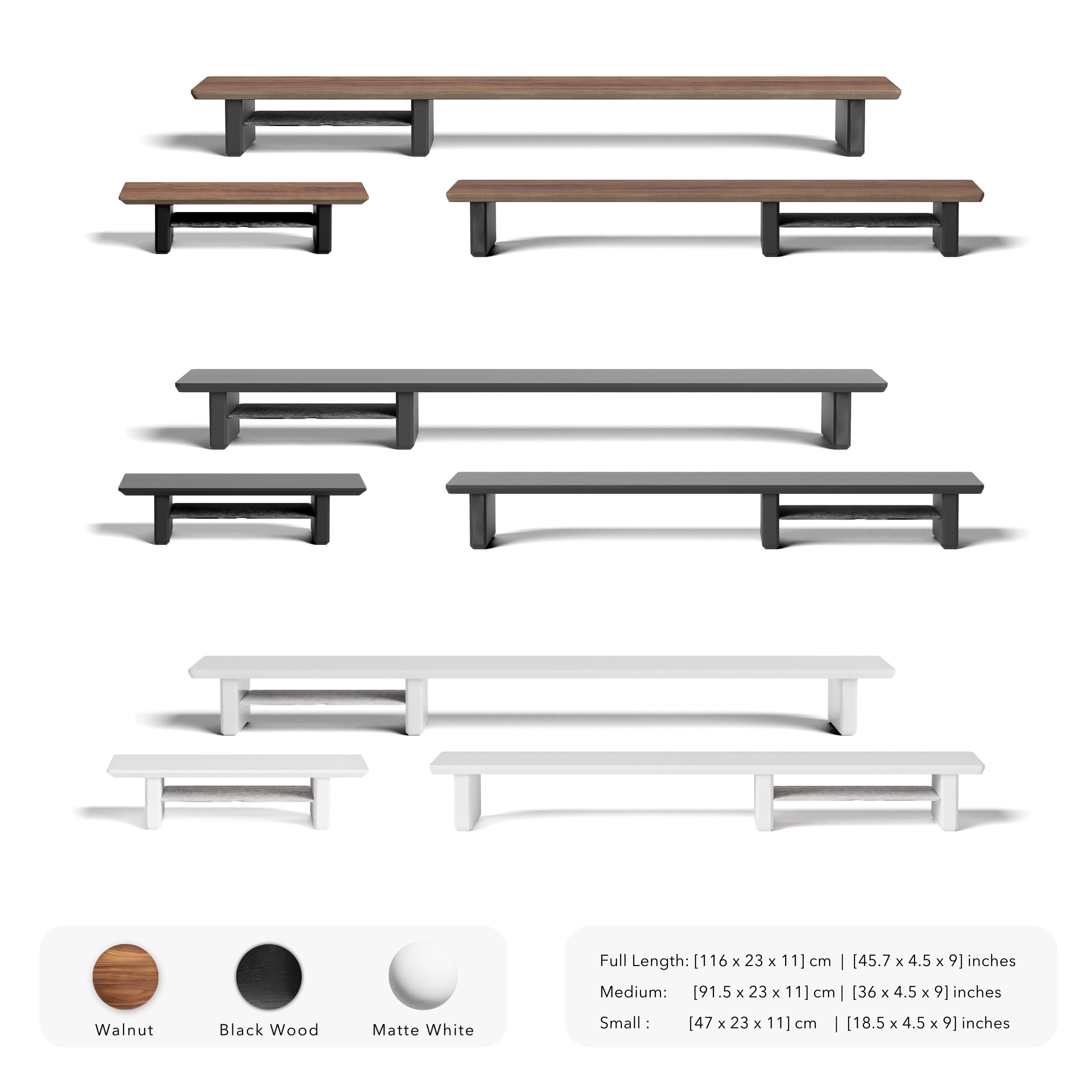 Desk Shelf | White